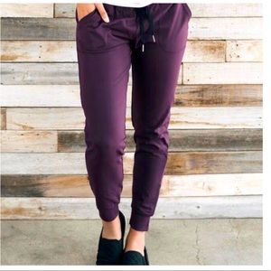 Zyia Plum Unwind Joggers